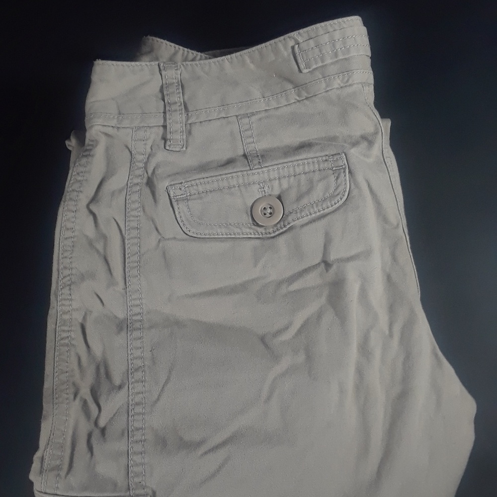 Ann Taylor Loft Petites 2P Khaki Pants 29 inseam